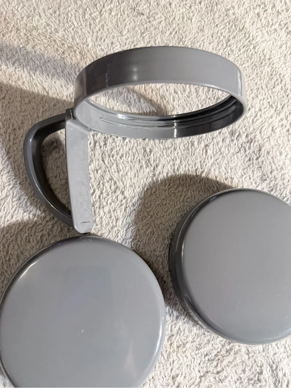 NutriBullet Replacement Cup Ring, Handle, And 2 Lids